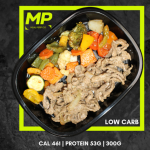 Beef Strips with Roasted Mixed Veggies